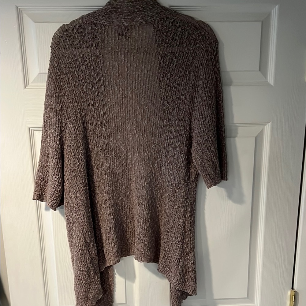Cupio Brown Waterfall Cardigan Sweater - Picture 4 of 8